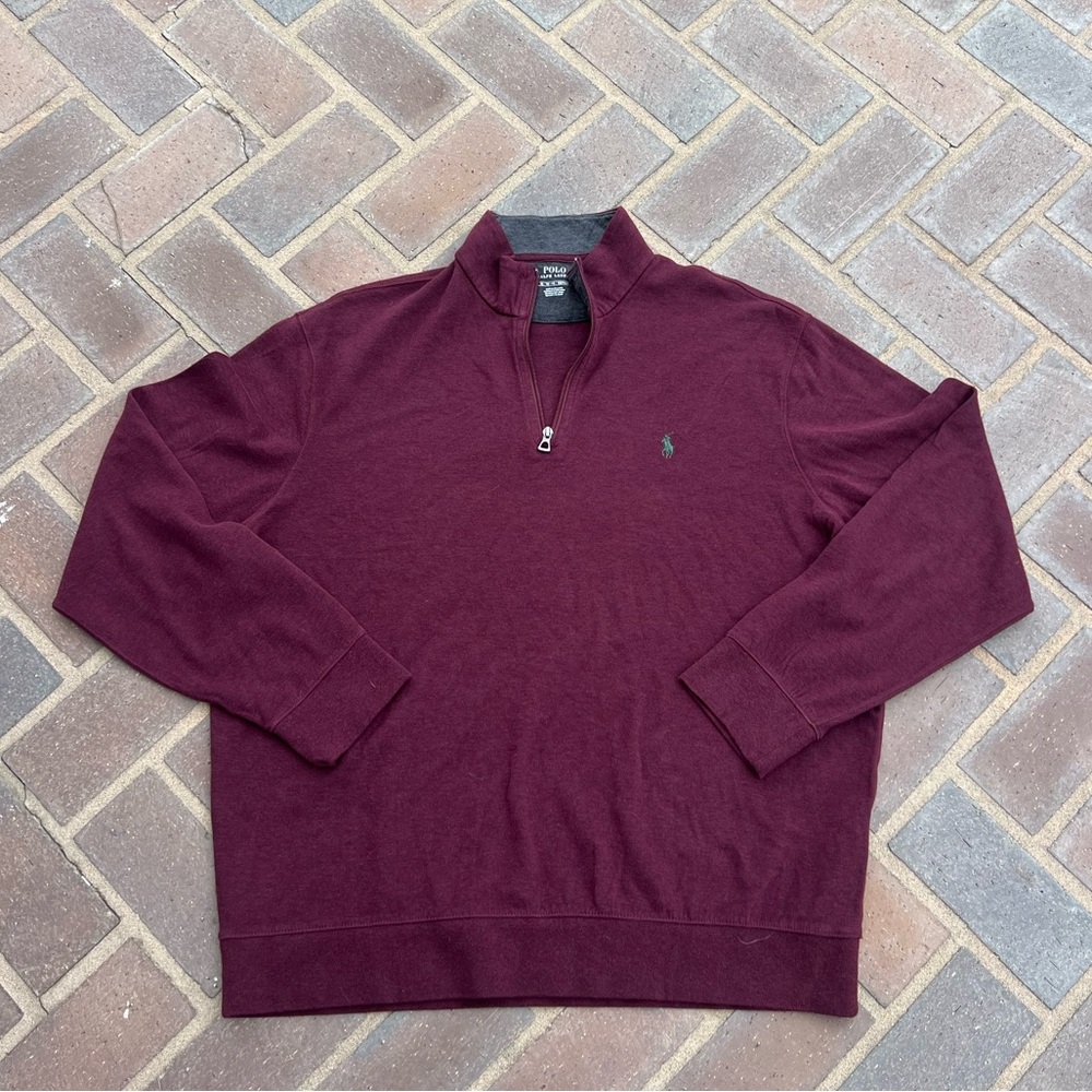 Polo Ralph Lauren Luxury Jersey Quarter-Zip Pullover